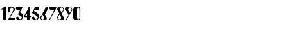 Download 08 Regular Font Numeric Preview