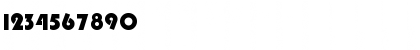 Download 67 Regular Font Numeric Preview