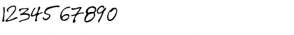 Download Winkie Regular Font Numeric Preview