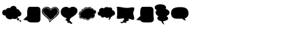 Download Alin Speech Bubbles 2 Regular Font Numeric Preview