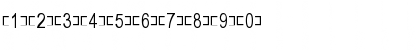 Download ALRECT Regular Font Numeric Preview