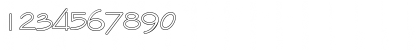 Download CindyBeckerOutline Normal Font Numeric Preview