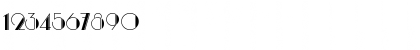Download Artdeco MN Regular Font Numeric Preview