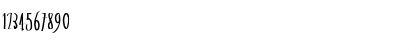 Download Asymmetrical Circle Regular Font Numeric Preview