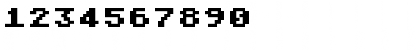 Download ATASCII Regular Font Numeric Preview