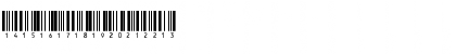 Download Barcode2_5IN Normal Font Numeric Preview