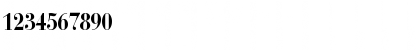 Download BauerBodni BdCn BT Eo Bold Font Numeric Preview