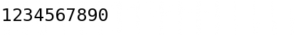 Download Bepa Mono Roman Font Numeric Preview
