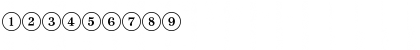 Download CircledNumbers Normal Font Numeric Preview