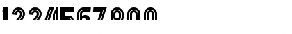 Download Border Control Regular Font Numeric Preview