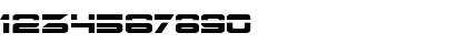 Download Borg 9 Regular Font Numeric Preview
