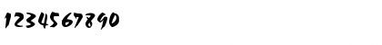 Download Bracken Regular Font Numeric Preview