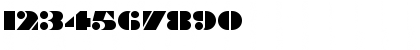 Download Braggadocio Eo Regular Font Numeric Preview