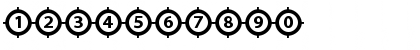 Download CircleSigns Regular Font Numeric Preview