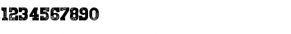 Download BringMeAWar_Textured Regular Font Numeric Preview