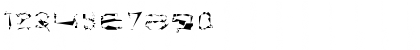 Download Brun Regular Font Numeric Preview