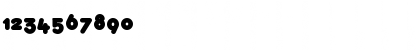 Download bubbleboddy Fat Font Numeric Preview
