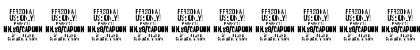 Download Capoon PERSONAL USE Light Font Numeric Preview