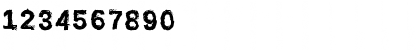 Download Category 5 Regular Font Numeric Preview