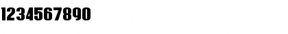Download Class-357 Regular Font Numeric Preview