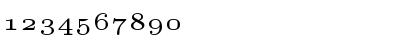 Download cmmi5 Regular Font Numeric Preview