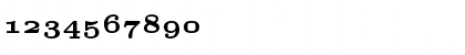 Download cmmib6 Regular Font Numeric Preview