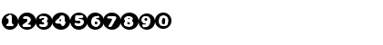 Download Circulate (BRK) Regular Font Numeric Preview