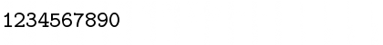Download cmtex9 Regular Font Numeric Preview