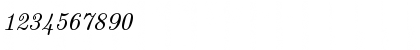 Download cmti9 Regular Font Numeric Preview