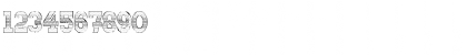 Download Doergon Wave Regular Font Numeric Preview