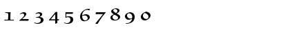 Download eufb5 Regular Font Numeric Preview