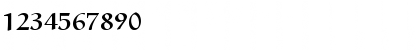 Download eurb10 Regular Font Numeric Preview