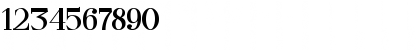 Download Fine Serif Regular Font Numeric Preview