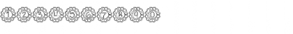 Download FlowerPower Medium Font Numeric Preview