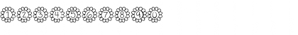 Download FlowerPower Medium Font Numeric Preview