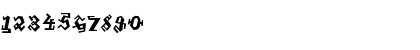 Download Graffiti Treat Front Font Numeric Preview