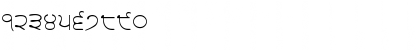 Download GurbaniAkharLight Regular Font Numeric Preview