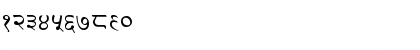 Download GurbaniHindiWeb Regular Font Numeric Preview