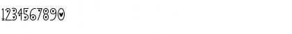 Download I Love You Monkey (Hearted) Regular Font Numeric Preview