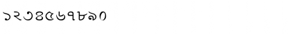 Download ItxBeng Regular Font Numeric Preview