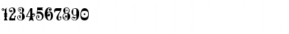 Download 360 LT Regular Font Numeric Preview