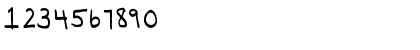 Download Apple Script Regular Font Numeric Preview