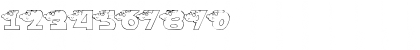 Download ARTOONS Regular Font Numeric Preview