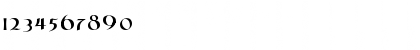 Download Astra Sine Regular Font Numeric Preview