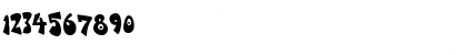 Download Autoconer Regular Font Numeric Preview