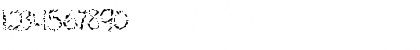 Download Bloom Regular Font Numeric Preview