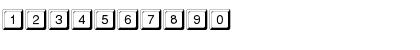 Download Board Regular Font Numeric Preview