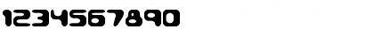 Download Bold Matt Regular Font Numeric Preview
