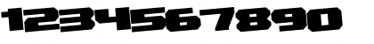 Download Brake Free Regular Font Numeric Preview