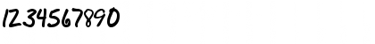 Download Breakeven Regular Font Numeric Preview
